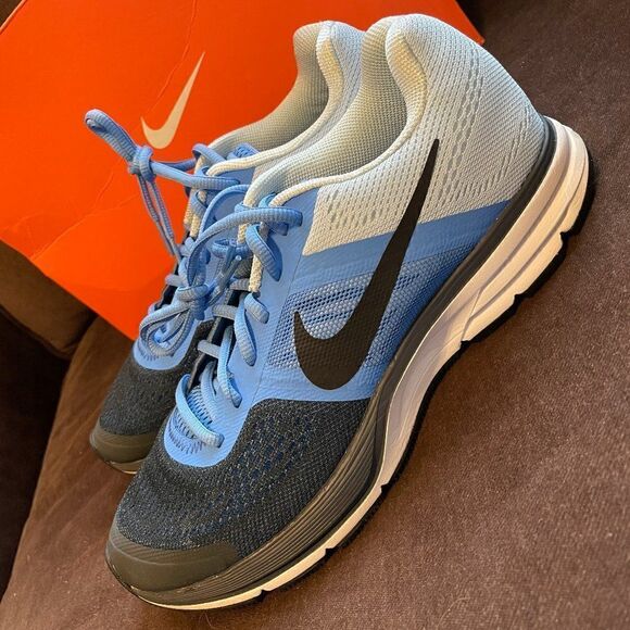 Very Rare NEW Vintage NIKE PEGASUS 30 Chambray Blue Athracite Womens 9 Medium - Picture 3 of 8